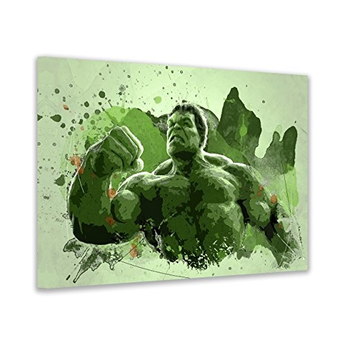 Kunstbruder Hulk Color (Div. Größen) - Kunst Druck auf Leinwand 60x90cm