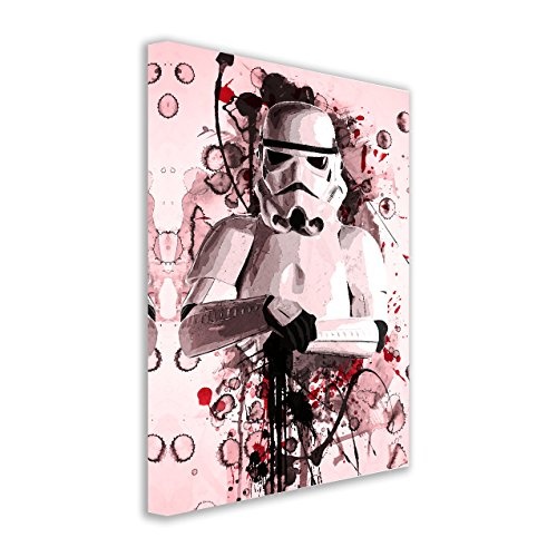 Kunstbruder Stormtrooper Color (Div. Größen) - Kunst Druck auf Leinwand 40x60cm