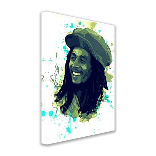 Kunstbruder Bob Marley Color (Div. Größen) - Kunst Druck auf Leinwand 60x90cm