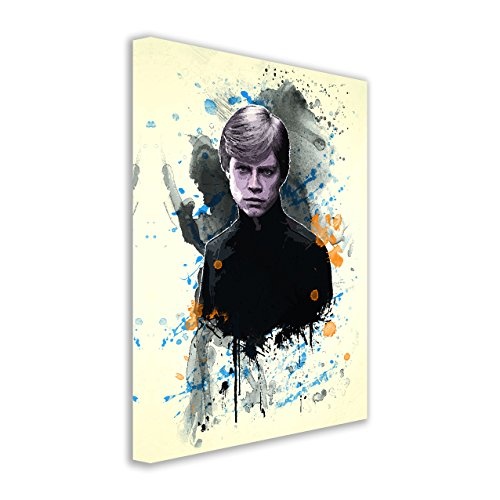 Kunstbruder Luke Skywalker Color (Div. Größen) - Kunst Druck auf Leinwand 60x90cm