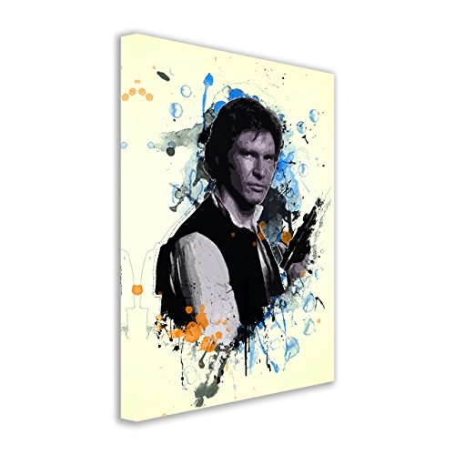 Kunstbruder Han Solo Color (Div. Größen) - Kunst Druck auf Leinwand 60x90cm