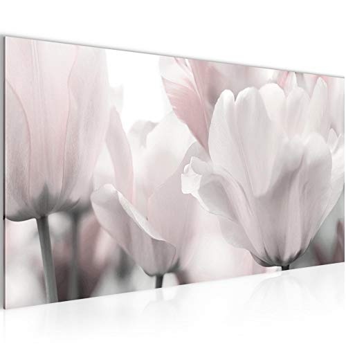 Bilder Blumen Tulpen Wandbild 100 x 40 cm Vlies -...