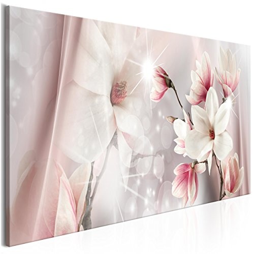 decomonkey Bilder Blumen Magnolien 120x40 cm 1 Teilig...