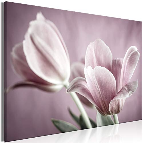 decomonkey Bilder Blumen 120x80 cm 1 Teilig...