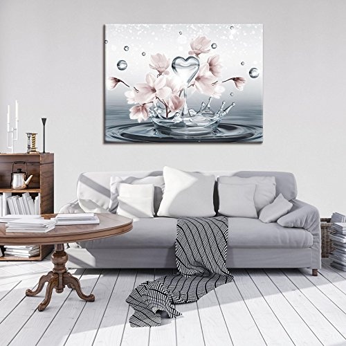 ForWall Bilder Canvas Magnolie - O1 (100cm. x 75cm.) Leinwandbilder Wandbild AMFPP10163O1