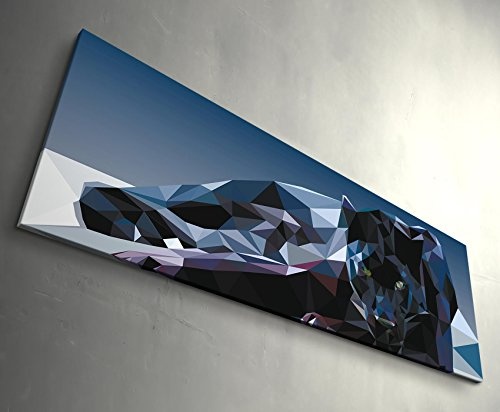 Leinwandbilder | Bilder Leinwand 120x40cm Geometrischer Panther