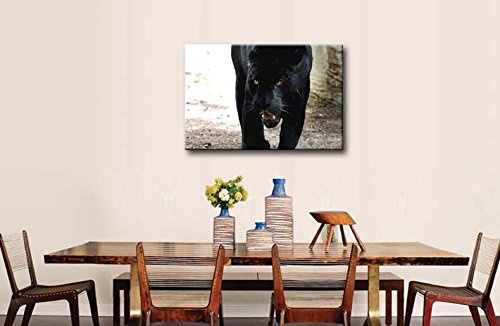 Schwarz & Weiß Art Wand Bild Staunen Black Panther Prints auf Leinwand Das Tier Bilder Öl für Home Moderne Dekoration Print Decor für Artikel