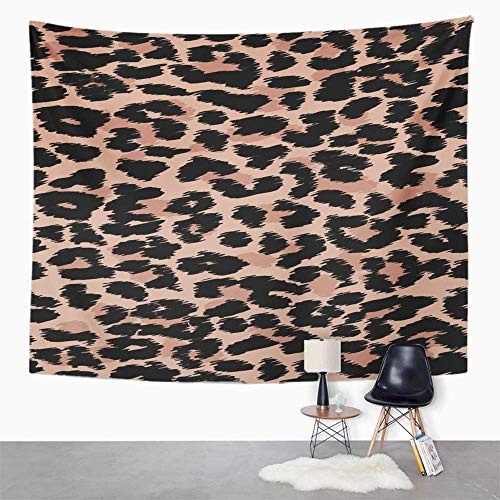 Tapisserie Polyester Stoff Print Home Decor helle Trendige Leopard Cheetah Haut Tier Pelz Design Neon Panther klebrig Afrika Wandbehang Tapisserie Wohnzimmer Schlafzimmer Schlafsaal