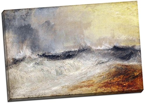 Panther Print J. M. W. Turner Kunstdruck auf Leinwand, Motiv Waves Breaking Against The Wind, 76,2 x 50,8 cm