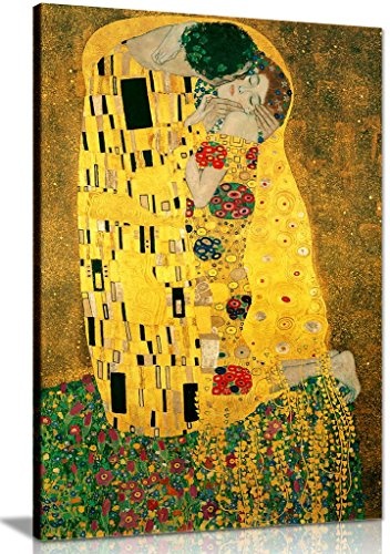 Gustav Klimt Leinwanddruck, Der Kuss, A1 76x51 cm (30x20in)