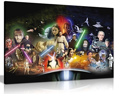 Star Wars, Film Collage, Kunstdruck, A1 76x51 cm (30x20in)