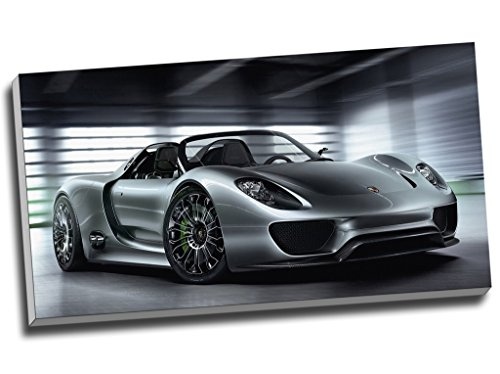 Porsche 918 Hypercar Super Wall Art Print auf Leinwand Bild Leinwand Prints 76,2 x 40,6 cm (76.2 cm x 40,6 cm)