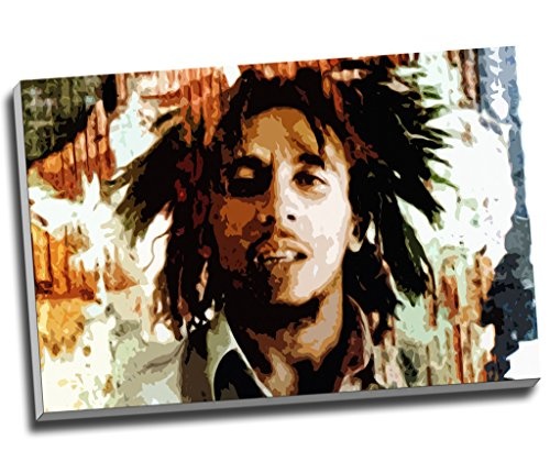 Bob Marley & The Wailer Canvas Wall Art Print auf Leinwand Bild Kunstdruck auf Leinwand groß A1 76,2 x 50,8 cm (76.2 cm x 50.8 cm)