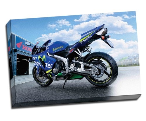 Honda CBR 600RR Movistar Motorrad Canvas Art Print Poster 76,2 x 50,8 cm Zoll