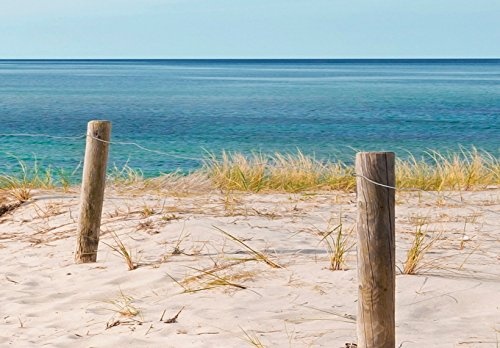 murando - Bilder 135x45 cm Vlies Leinwandbild 1 TLG Kunstdruck modern Wandbilder XXL Wanddekoration Design Wand Bild - Strand Natur Landschaft Meer c-A-0107-b-a