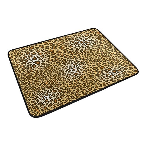 ALAZA Panther Animal Print Fußmatte Indoor Outdoor Entrance Unterlegmatte Badezimmer 59,9 x 39,9 cm