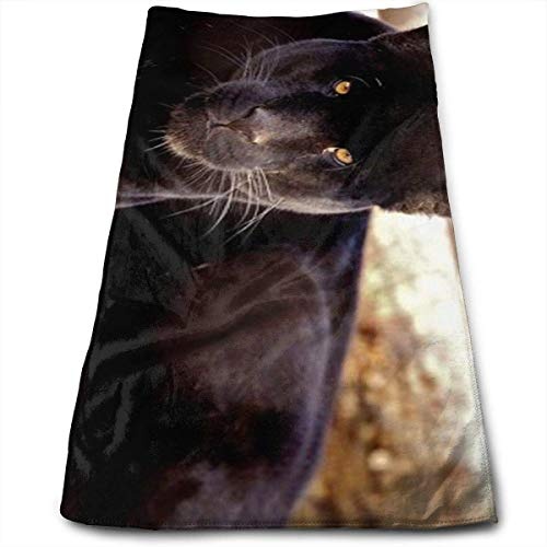 Jxrodekz A Black Panther Art Print Kitchen Dish Towels with Vintage Design for Use In Kichen at Paties,Weddings,Dinners Or Events,12" X 28"