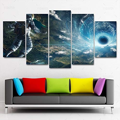 CANPIC HD 5 Panel Leinwand Kunst Reich Und Himmel malerei...