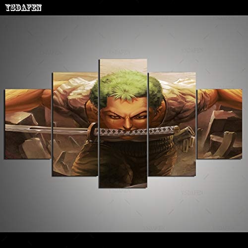 CANPIC HD 5 Panel Canvas Art One Piece Painting Panther...
