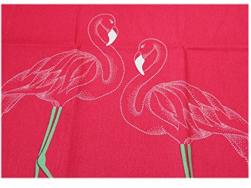 Bada Bing Tischläufer Flamingo Sommer Tropical Tischdeko 40 x 150 Läufer Pink