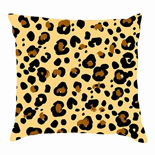 tuyi Leopard Design Animals Wildlife abstractThrow Pillow...
