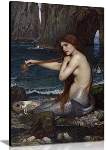 Leinwandbild, Motiv Eine Meerjungfrau John William...