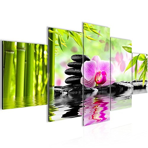 Runa Art Bilder Orchidee Feng Shui Wandbild 200 x 100 cm...