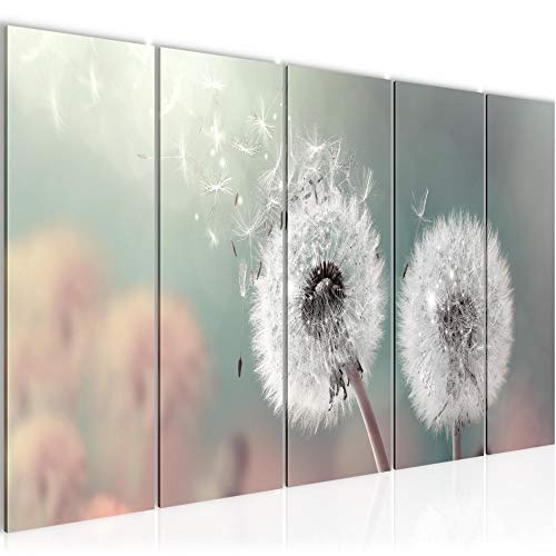 Bilder Blumen Pusteblume Wandbild 150 x 60 cm Vlies -...