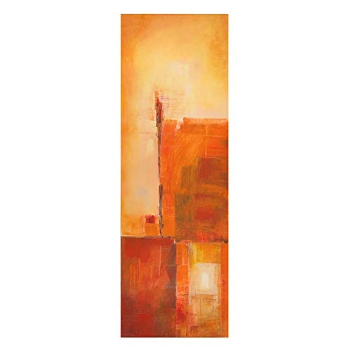 Bilderwelten Leinwandbild - Abstrakt Orange Braun -...