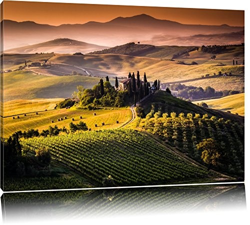 Wunderschöne Toskana Landschaft Format: 120x80 auf...