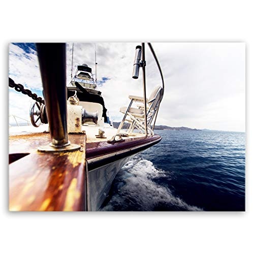 ge Bildet® hochwertiges Leinwandbild - Segelboot in...