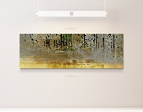 Paul Sinus Art Leinwandbilder | Bilder Leinwand 150x50cm Mosaik - Abstrakt