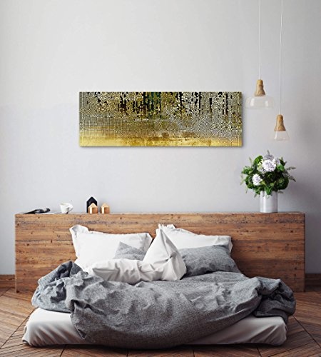 Paul Sinus Art Leinwandbilder | Bilder Leinwand 150x50cm Mosaik - Abstrakt