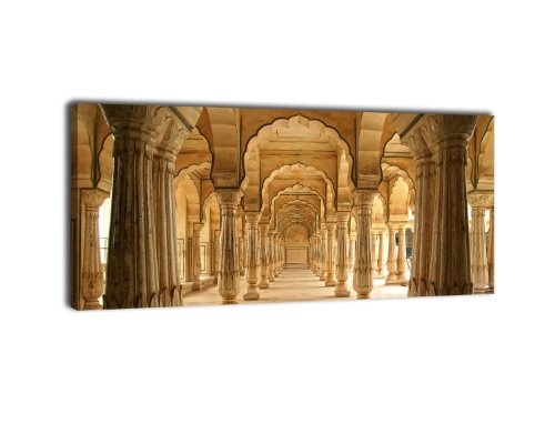 Leinwandbild Panorama Nr. 216 Jaipur 100x40cm,...