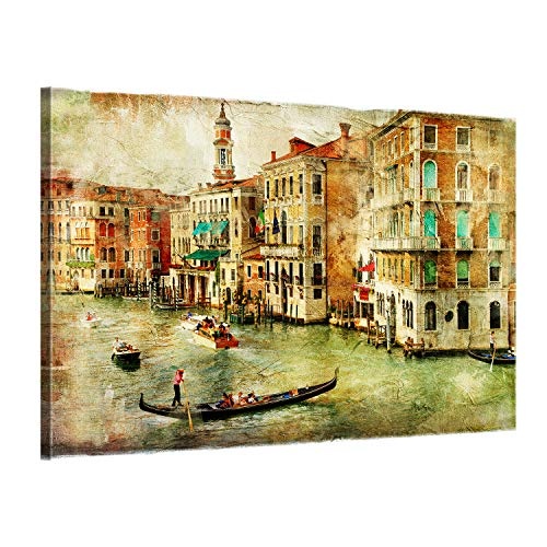 ge Bildet® hochwertiges Leinwandbild - Amazing Venice - Venedig - 70 x 50 cm einteilig 1093