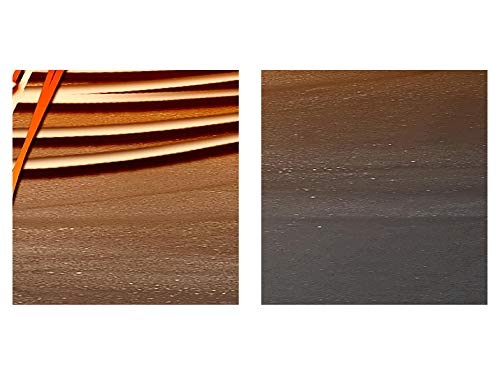 Bilder abstrakt Wandbild 160 x 80 cm Vlies - Leinwand Bild XXL Format Wandbilder Wohnzimmer Wohnung Deko Kunstdrucke Orang 4 Teilig - Made IN Germany - Fertig zum Aufhängen 103345a