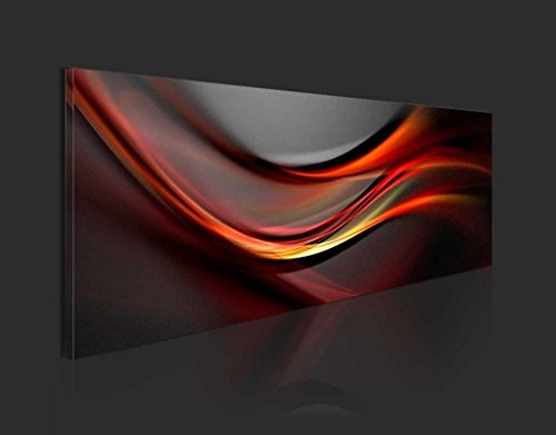 murando - Bilder 120x40 cm Vlies Leinwandbild 1 TLG Kunstdruck modern Wandbilder XXL Wanddekoration Design Wand Bild - Abstrakt Welle a-A-0138-b-c