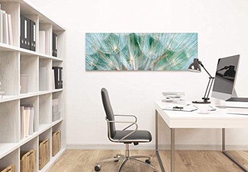 Paul Sinus Art Leinwandbilder | Bilder Leinwand 150x50cm Pusteblume - Nahaufnahme