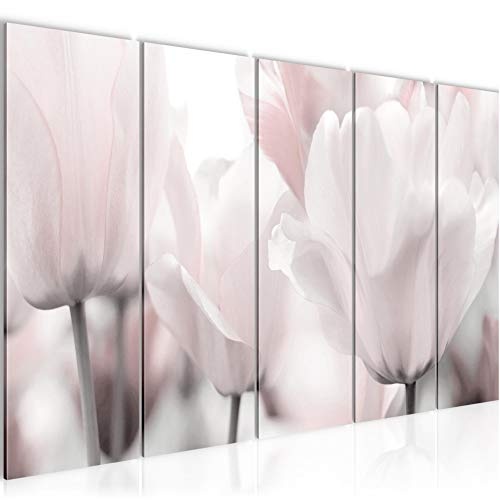 Bilder Blumen Tulpen Wandbild 200 x 80 cm Vlies -...