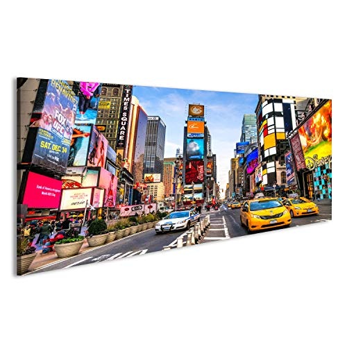 islandburner Bild Bilder auf Leinwand New York City - DEC 01 Times Square, ist eine geschäftige touristische Kreuzung Wandbild Leinwandbild Poster DLJ