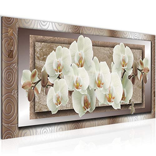 Bilder Blumen Orchidee Wandbild 100 x 40 cm Vlies -...
