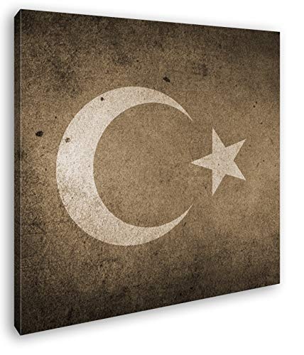 deyoli Türkische Flagge Format: 70x70 Effekt: Sepia...