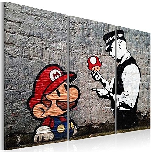 murando - Bilder Mario 135x90 cm Vlies Leinwandbild 3...