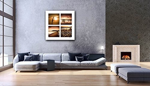 Voss Fine Art Photography Leinwandbild in Galerie-Qualität. Tabak, 4 Motive von der Ostsee Open Edition. Leinwandbild aufgezogen auf Naturholz Keilrahmen als Kunst Wandbild