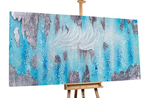KunstLoft® XXL Gemälde Chiffres Bleus 200x100cm...