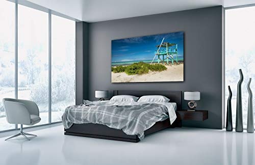 Voss Fine Art Photography Leinwandbild in Galerie Qualität. Strandbild von einem Strand auf Bonair in der Karibik Leinwand Foto aufgezogen auf Naturholz Keilrahmen als Kunst Wandbild | Bild