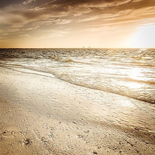 Voss Fine Art Photography Leinwandbild in Galerie-Qualität. Sonnenaufgang am Strand Open Edition. Leinwandbild aufgezogen auf Naturholz Keilrahmen als Kunst Wandbild