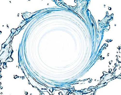 Leinwandbild Element Wasser 9-teilig Badezimmer Wassertropfen Frisch Spritzig, Leinwand, Leinwandbild XXL, Leinwanddruck, Wandbild