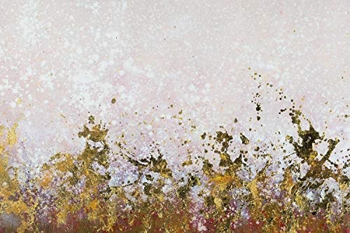 KunstLoft® XXL Gemälde Burning Passion 180x120cm | original handgemalte Bilder | Horizont Abstrakt Beige Rot | Leinwand-Bild Ölgemälde einteilig groß | Modernes Kunst Ölbild