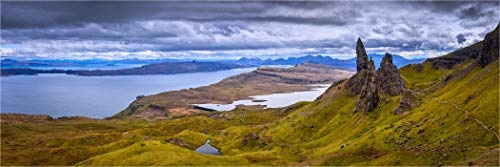 XXL Panorama Leinwandbild, Old Man of Storr Isle of Skye,...